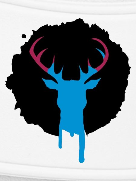 Deer patch graffiti