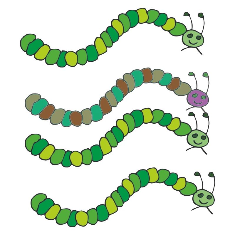 variété de chenille