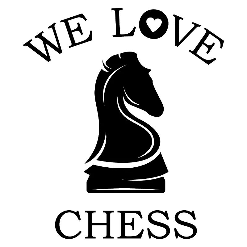 Nous aimons Chess Chess Rook Icône Cheval Icône graphique