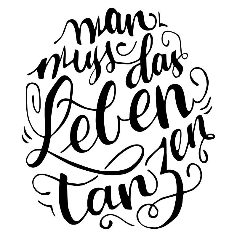 Mann muss das Leben Tanzen