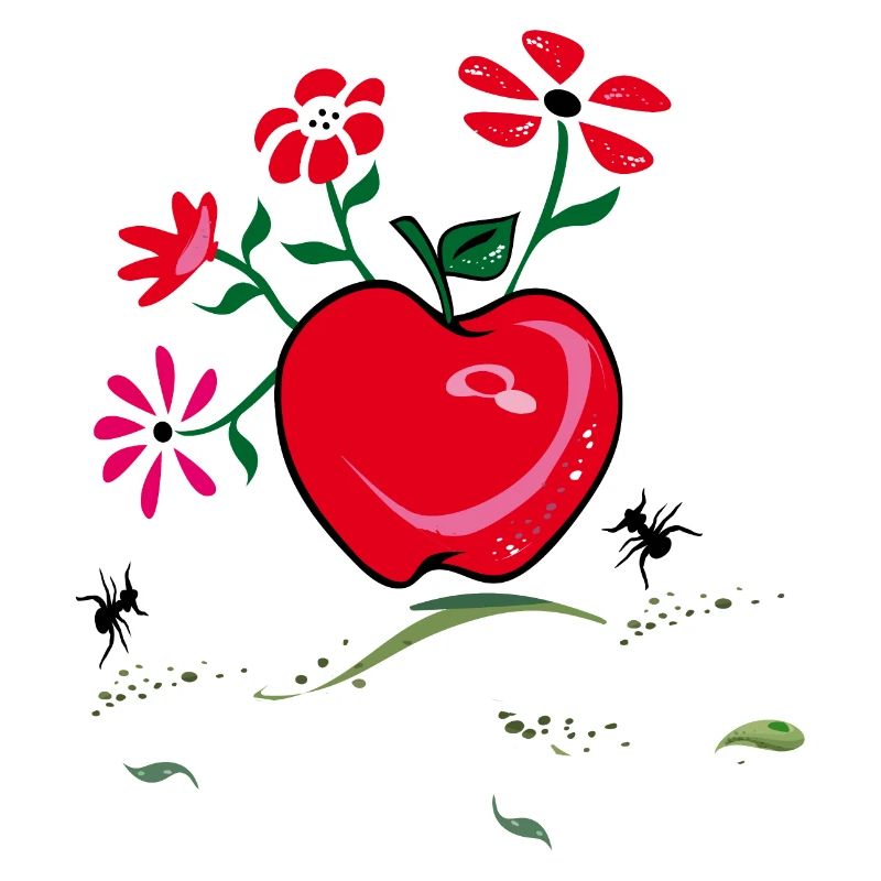 Pomme, Salutation Fleur, Fourmis