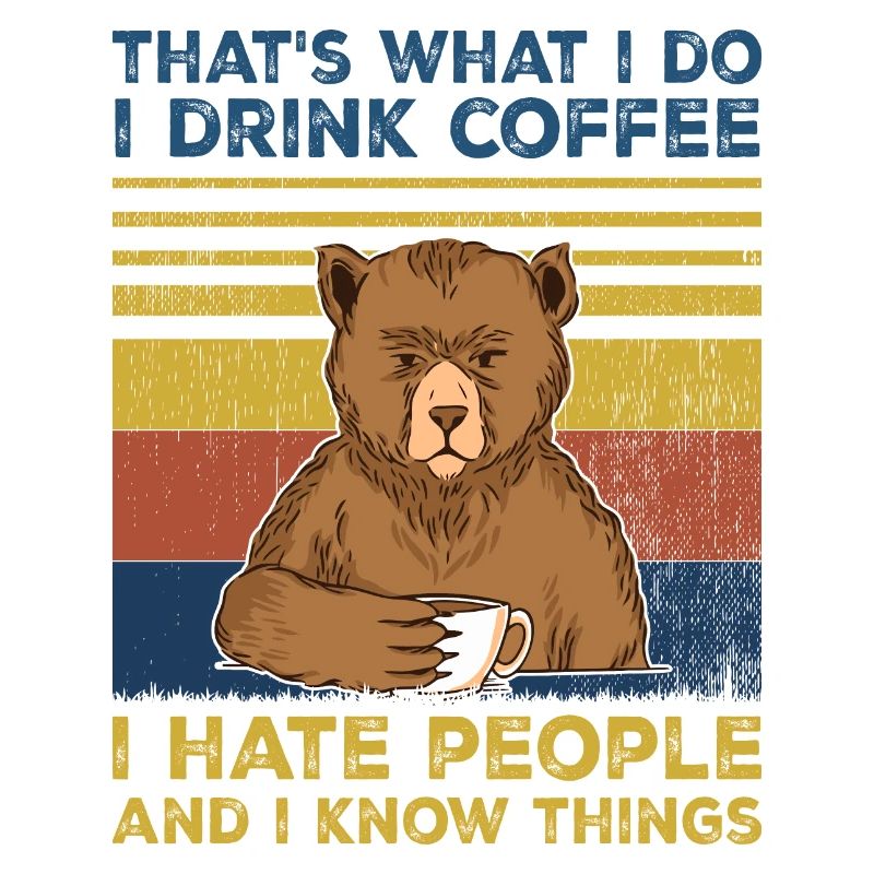 C’est ce que je fais, je bois du café-café des cadeaux