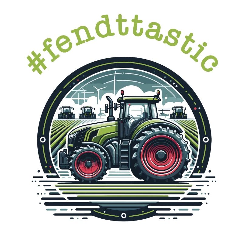 Fendttastic Green Tractor Trekker Red Rims