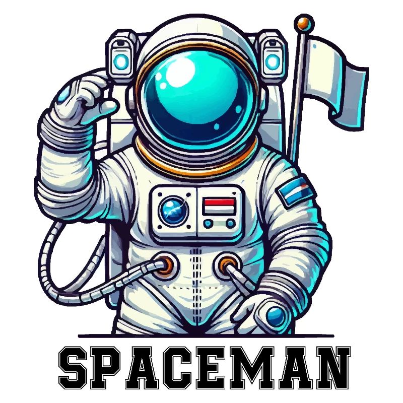 Spaceman Comic Astronaut