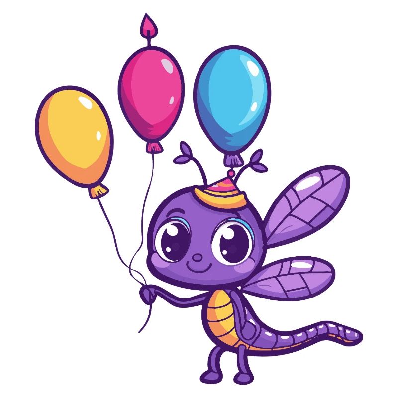 Libellule Anniversaire Bébé
