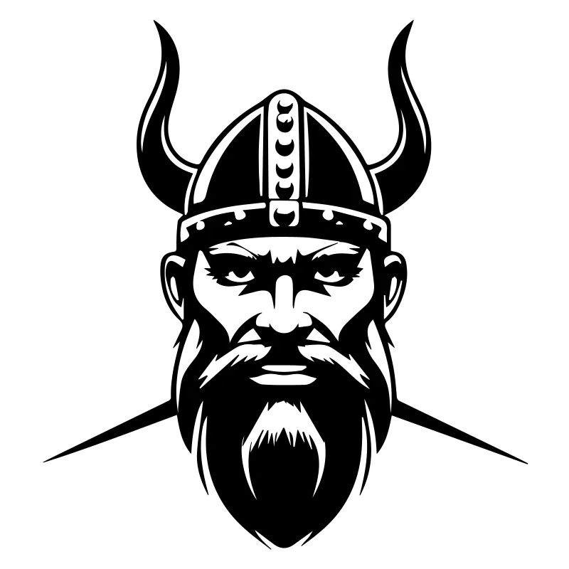 Wikinger Krieger Kopf