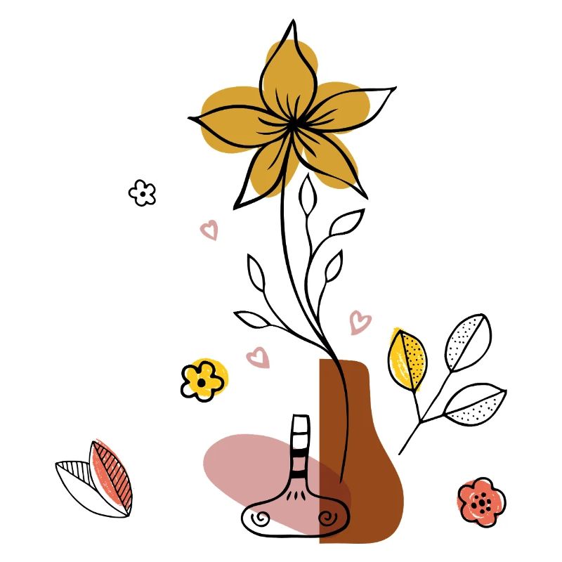 Vase à fleurs