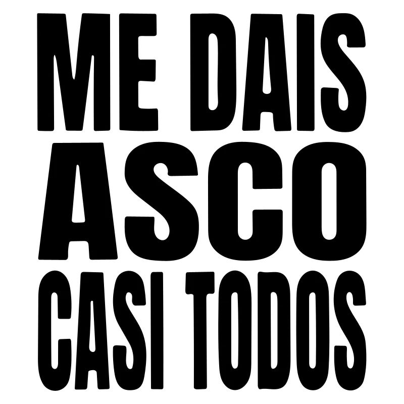 Ich empfinde vor fast jedem beinahe Ekel.