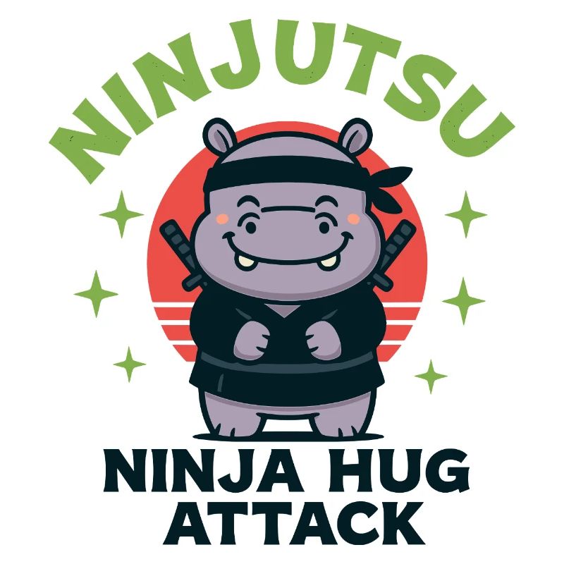 Ninja Cuddle Hippo