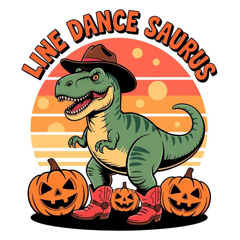 LineDance Saurus Halloween