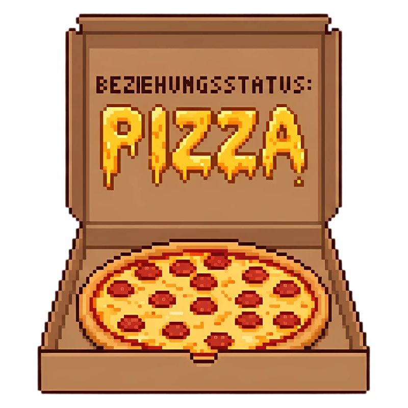 Relationship Status Pizza Single Valentine's Day