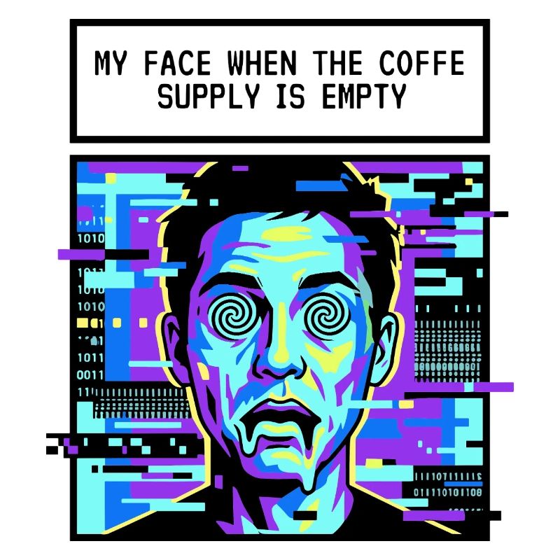 My face when the coffee is empty