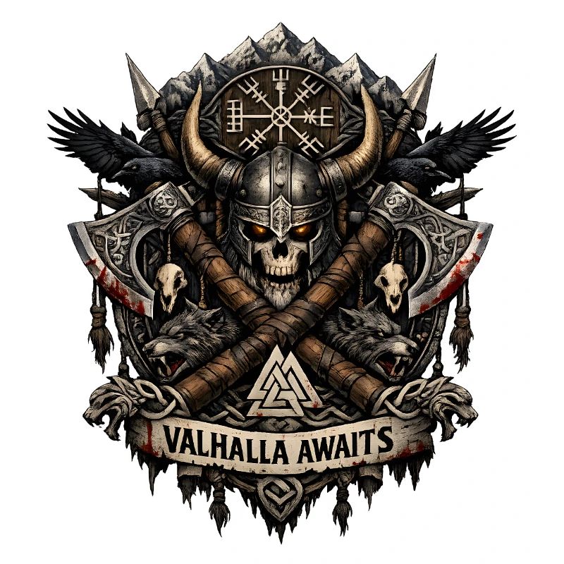 Walhalla wartet auf das Wikingerwappen