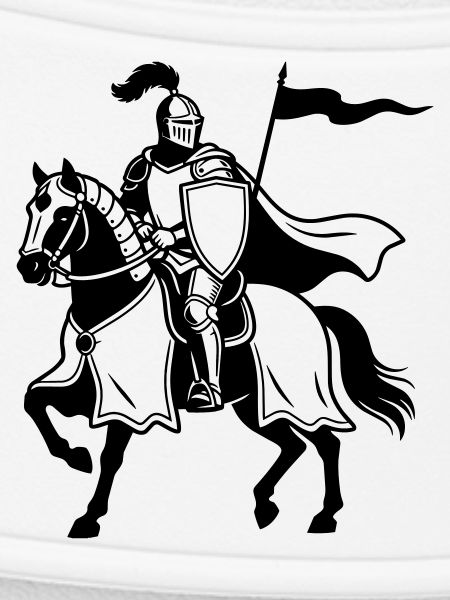 Knight on horse