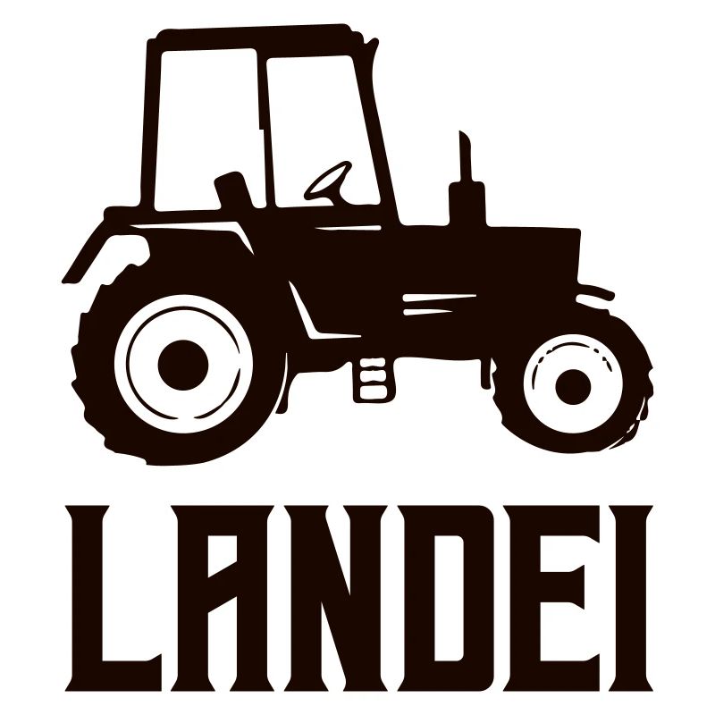Traktor Silhouette Landei