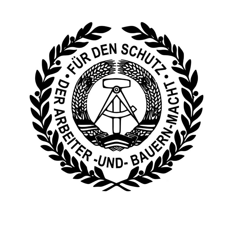 DDR Emblem Zirkel Ostalgie