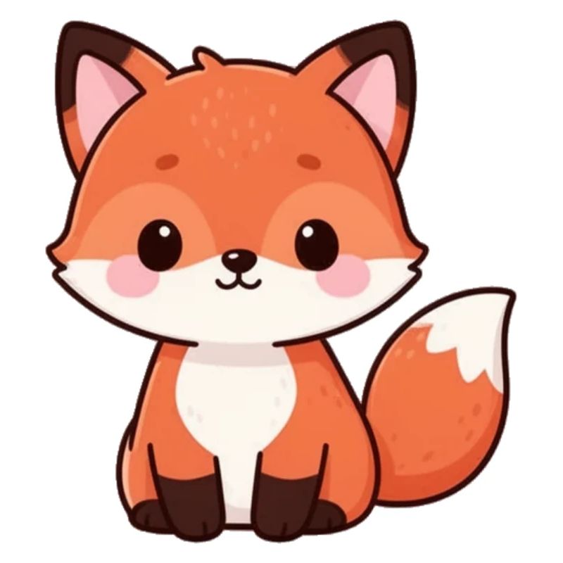 Cute Fox Kawaii Gift