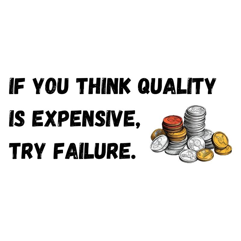 If you think quality's expensive, try failure.