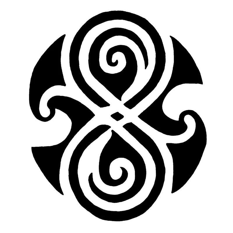 Black celtic symbol