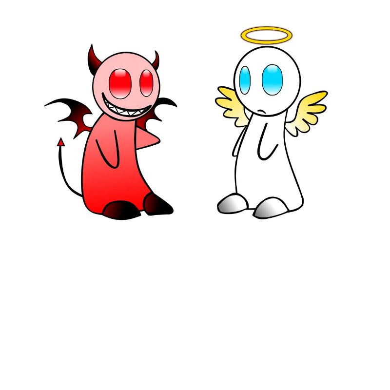 Engelchen & Teufelchen Motiv