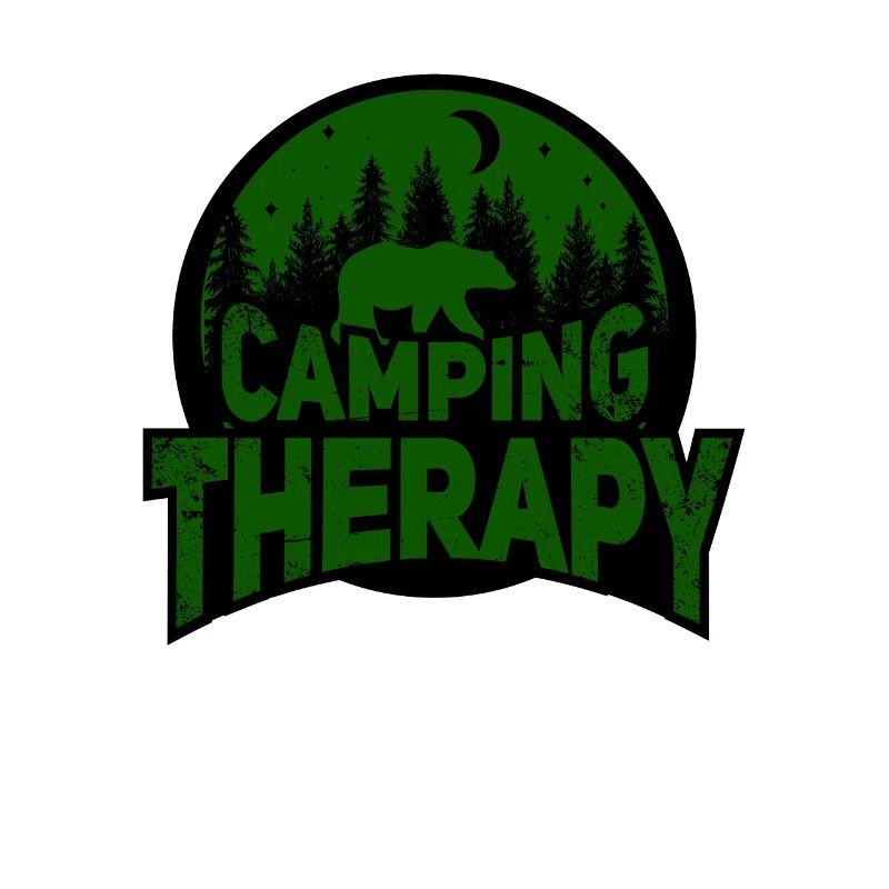 Camper Camping Forest Night Therapy Gift