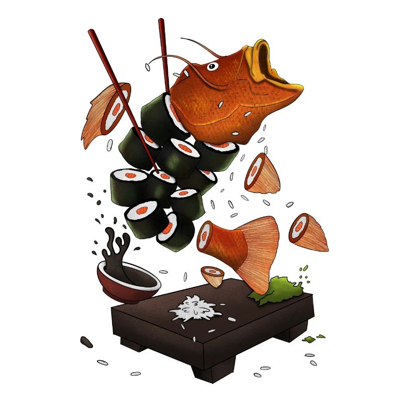 Sushi de poisson
