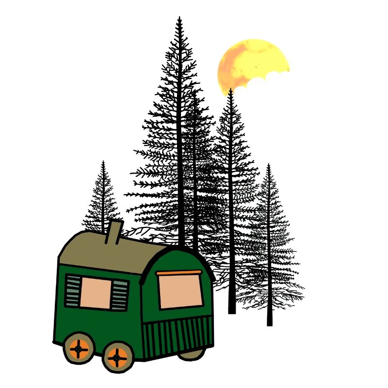 Construction trailer nature lovers eco nature exit flora