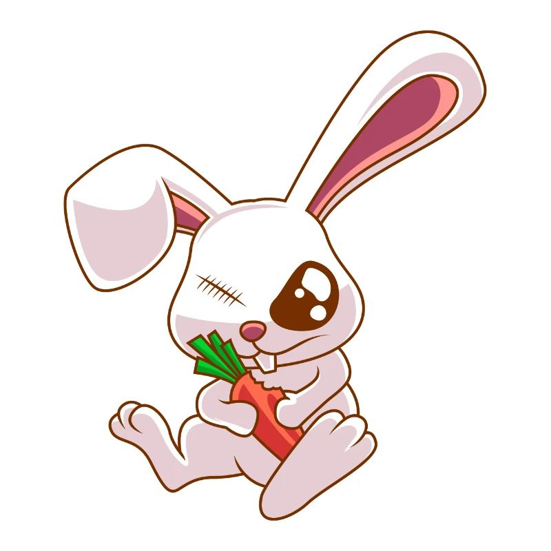 EIn borgne Lapin Zombie Cadeau