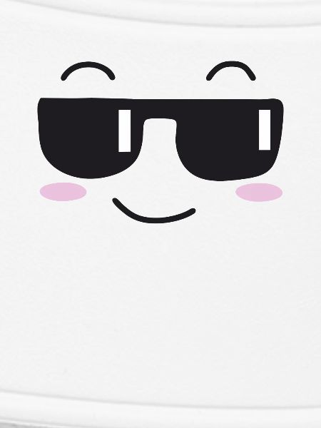 Sunglasses laugh face