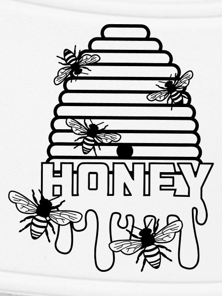 Bee honey hive