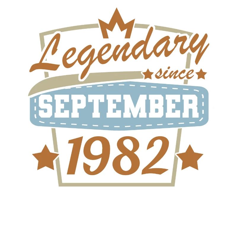 Legendary since September 1982 Retro Birthday