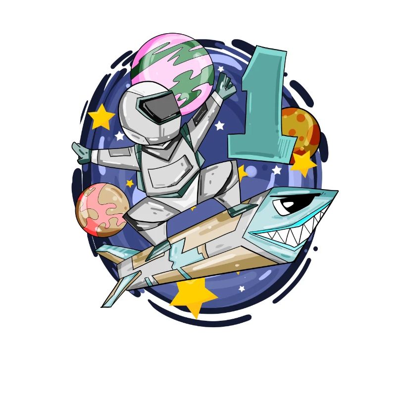 1st Birthday Astronaut 1 Years Boy Gift