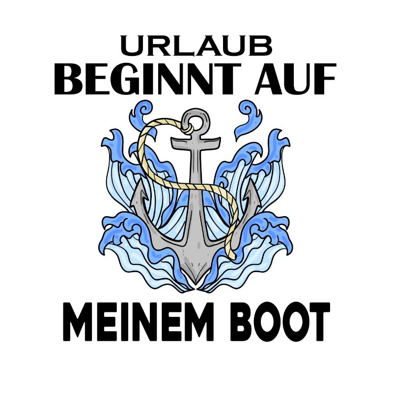 Motorboot Kapitän Urlaub Spruch Geschenk