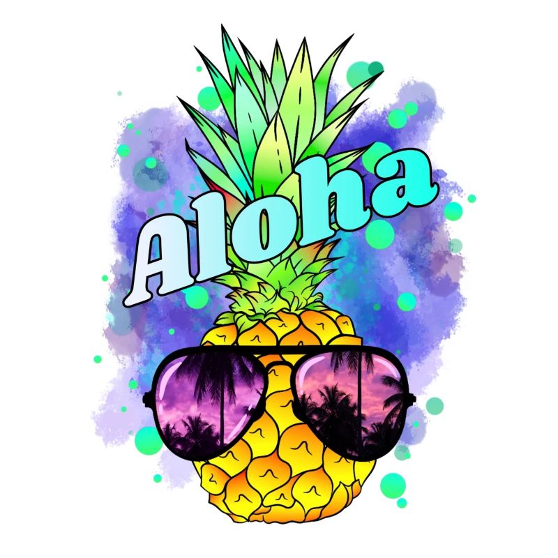 Ananas Aloha Coloré