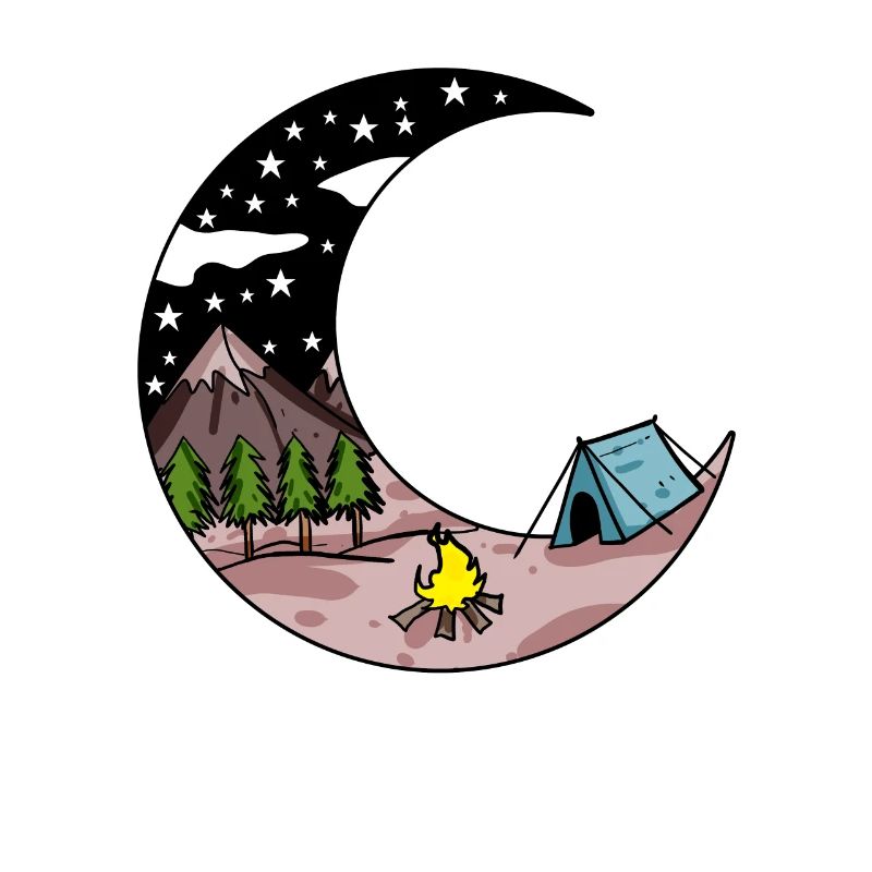 Mountain Mountains Mountain Peak Summit Tent Crescent