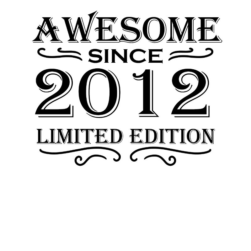 2012 - Né 2012 - Année de naissance 2012