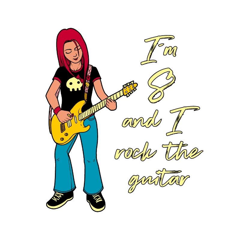 Ich bin 8 - Mädchen Gitarrist