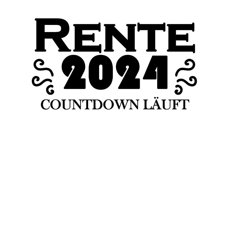 Rente 2024 Ruhestand - Rentner Geschenk