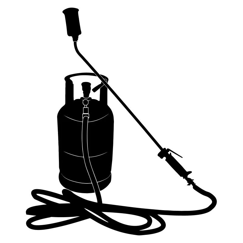 Gas burner shadow image