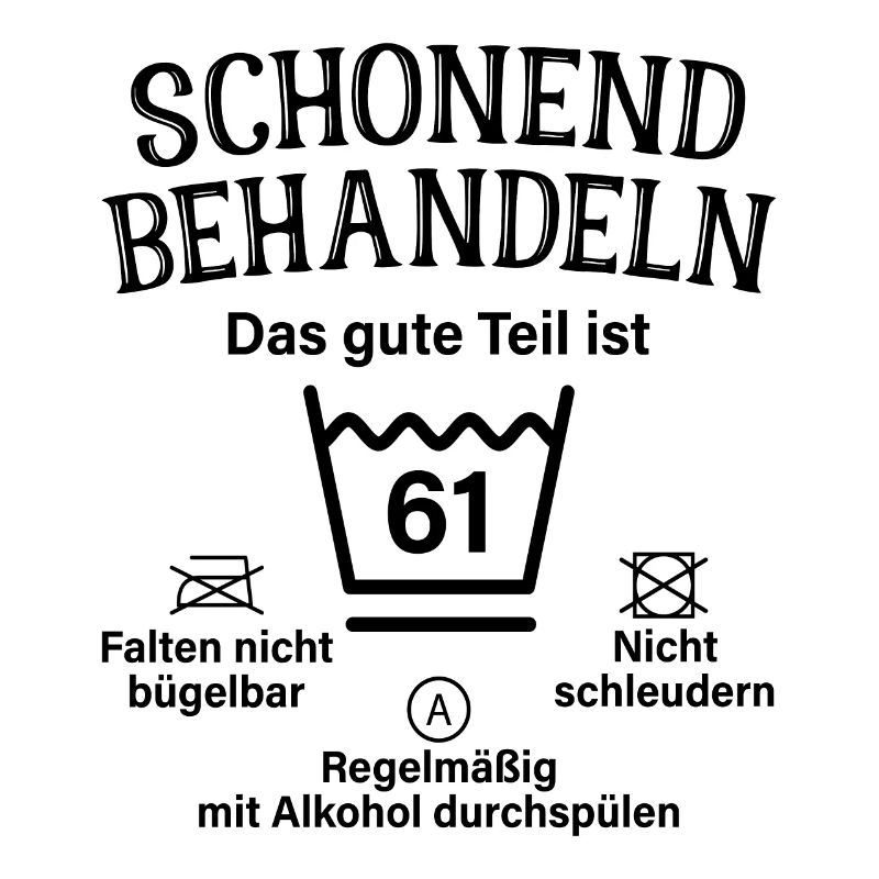 61. Geburtstag Schonend Behandeln 61 Teil Ist 61