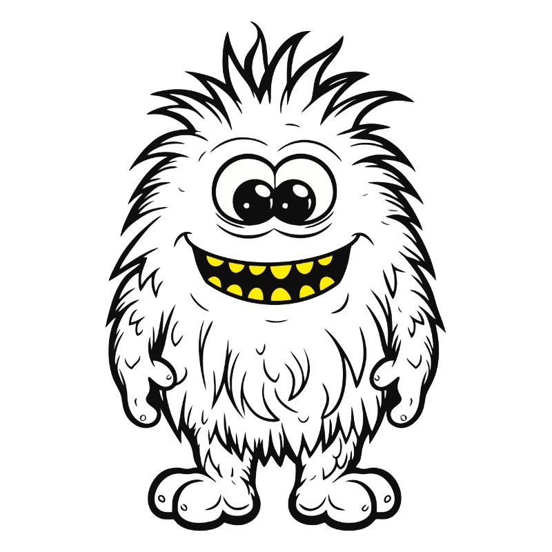 Drôle de créature de monstre de compagnie