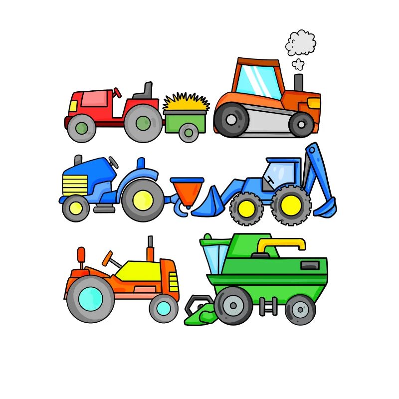 Construction site vehicles