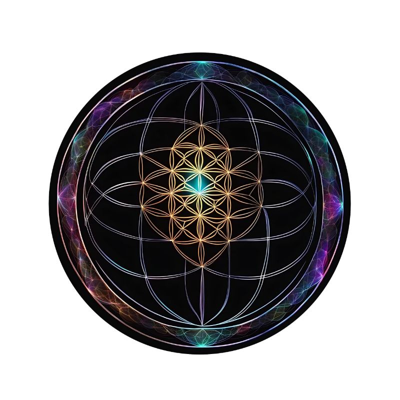 Metatron Scheiben Mandala Glow