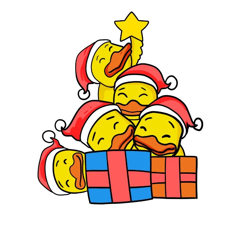 Canard sapin de Noël Noël