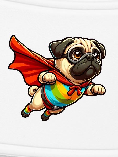 Superhero Pug