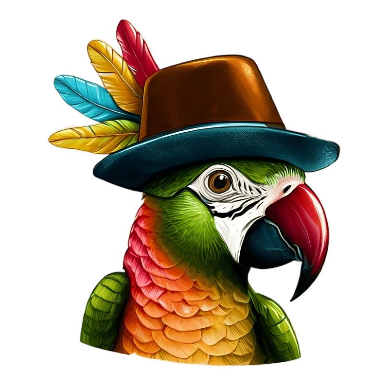 Parrot with Hat