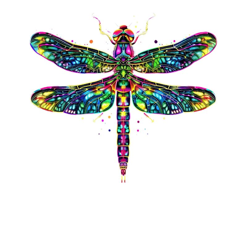 Libellule Libellule Ailes Colorées Libellules Mignonnes
