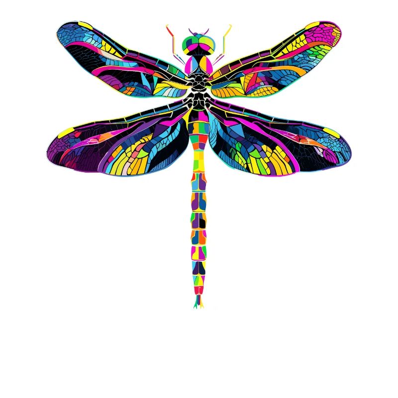 Libellule Libellule Ailes Colorées Libellules Mignonnes