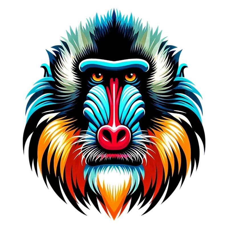 Mandrill monkey