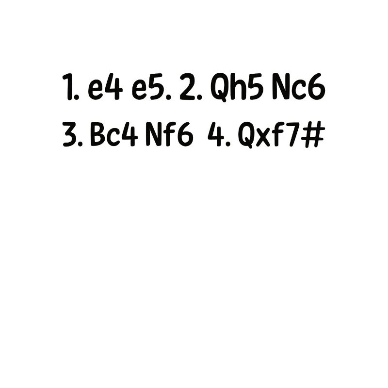 Schäfermatt - Schach, Schachfigur Geschenkidee